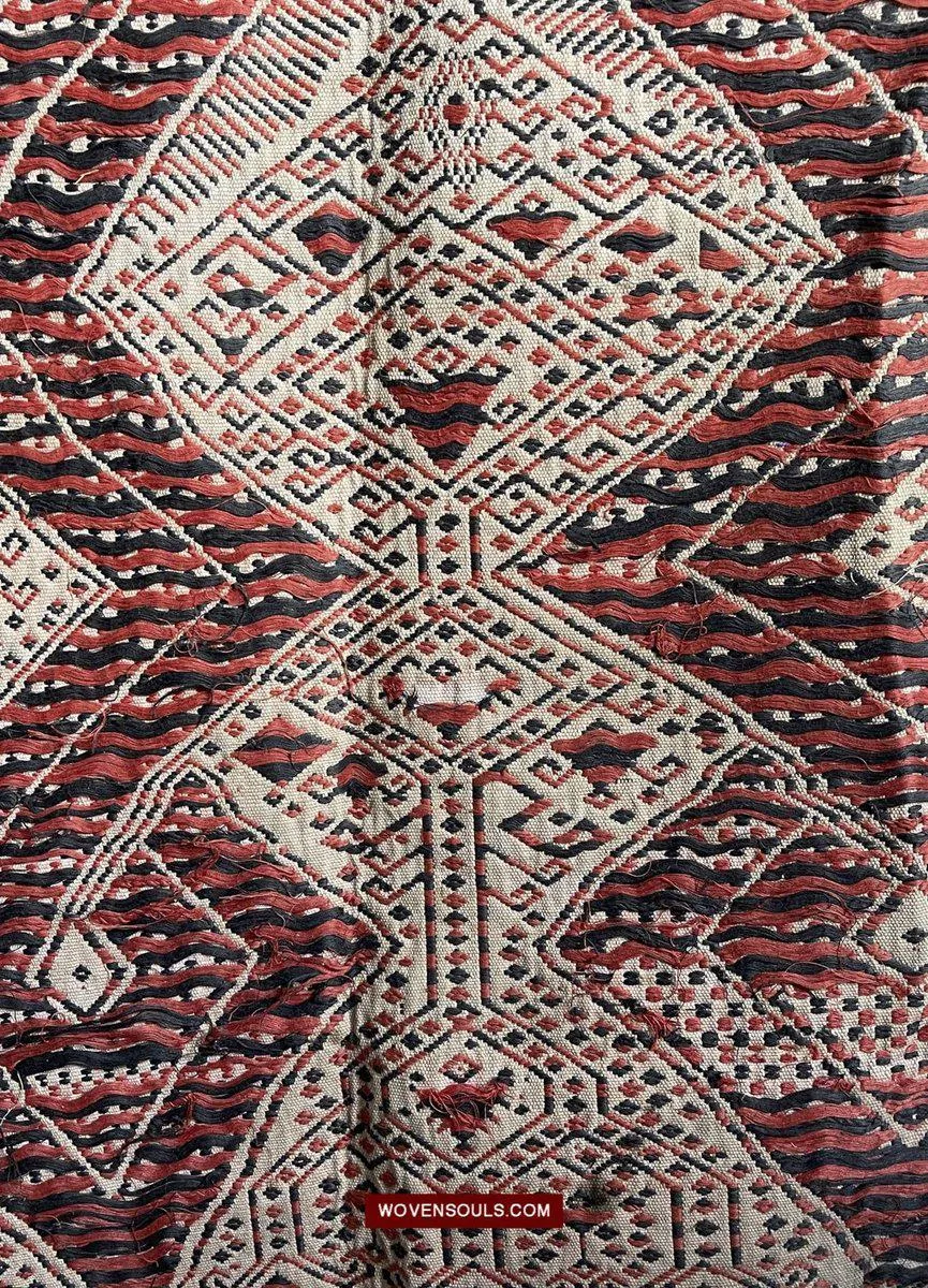 1579 Antique Pua Pilih Dayak Textile