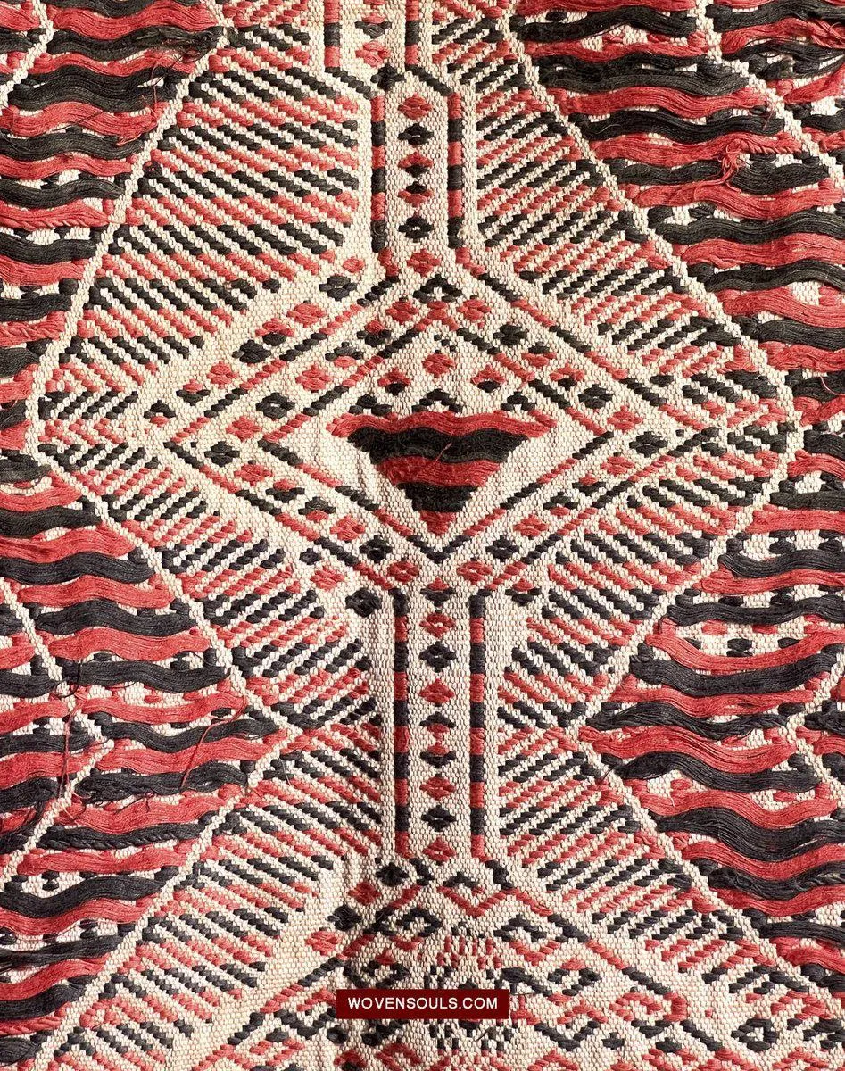 1579 Antique Pua Pilih Dayak Textile