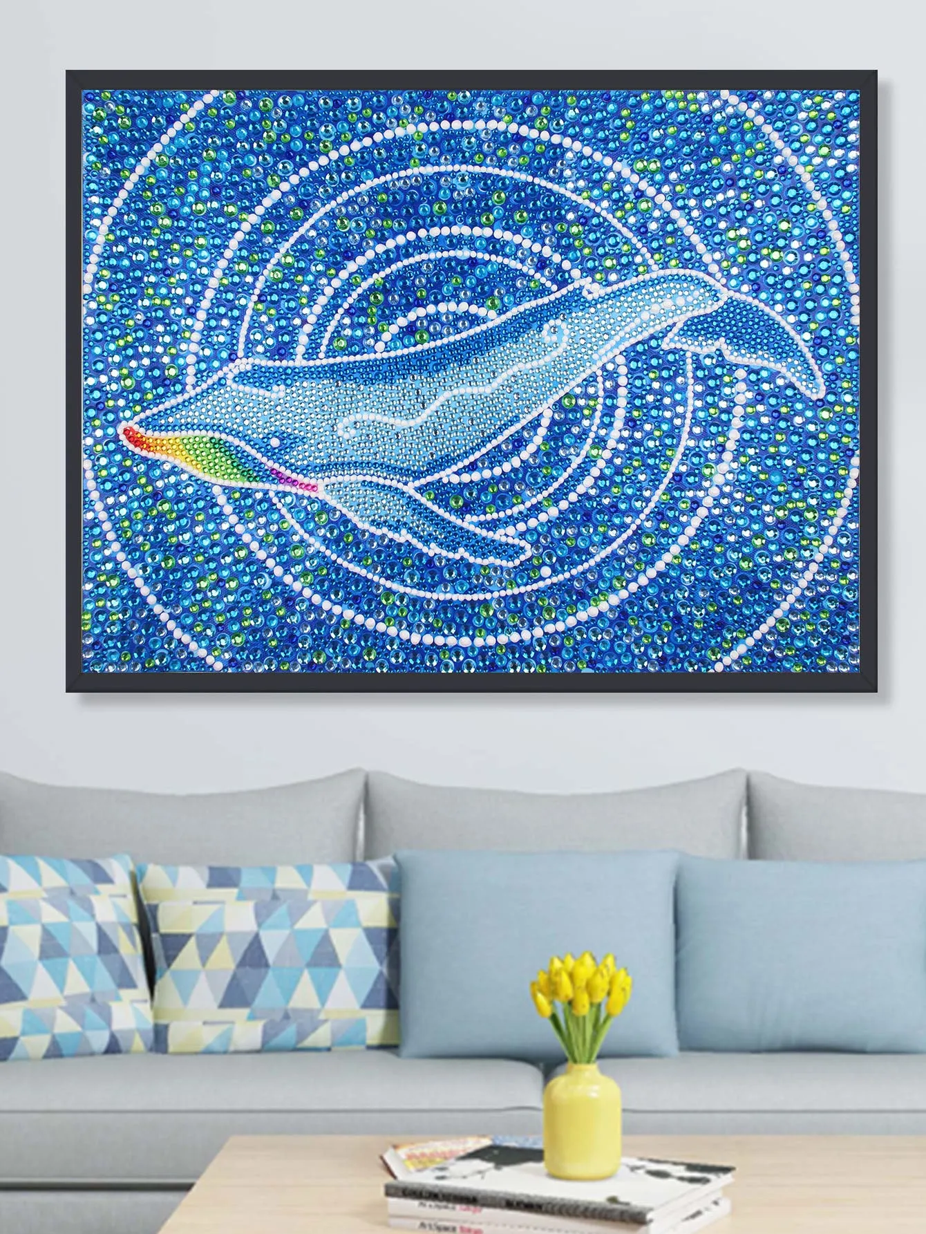 5D DIY Special-Shaped Drill-Fish 30*40CM