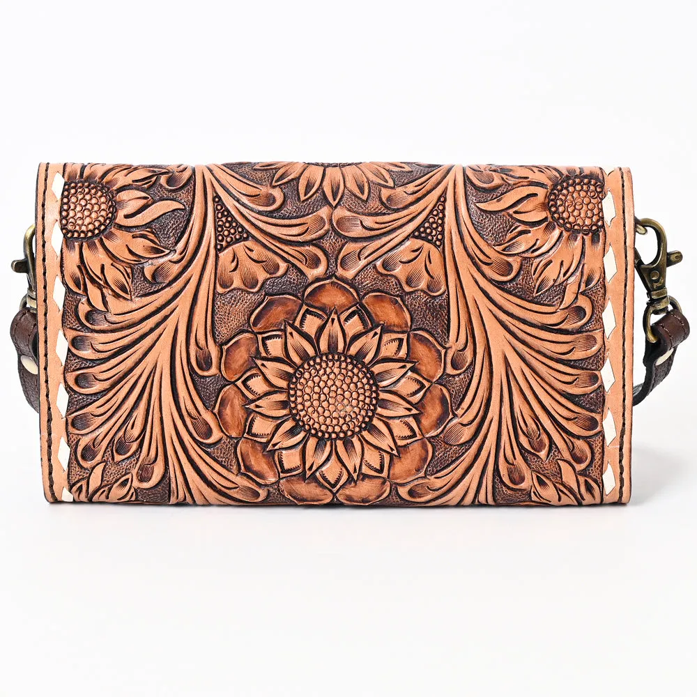 ADBGA383 American Darling Hand Tooled Genuine Leather Women Bag Western Handbag Purse