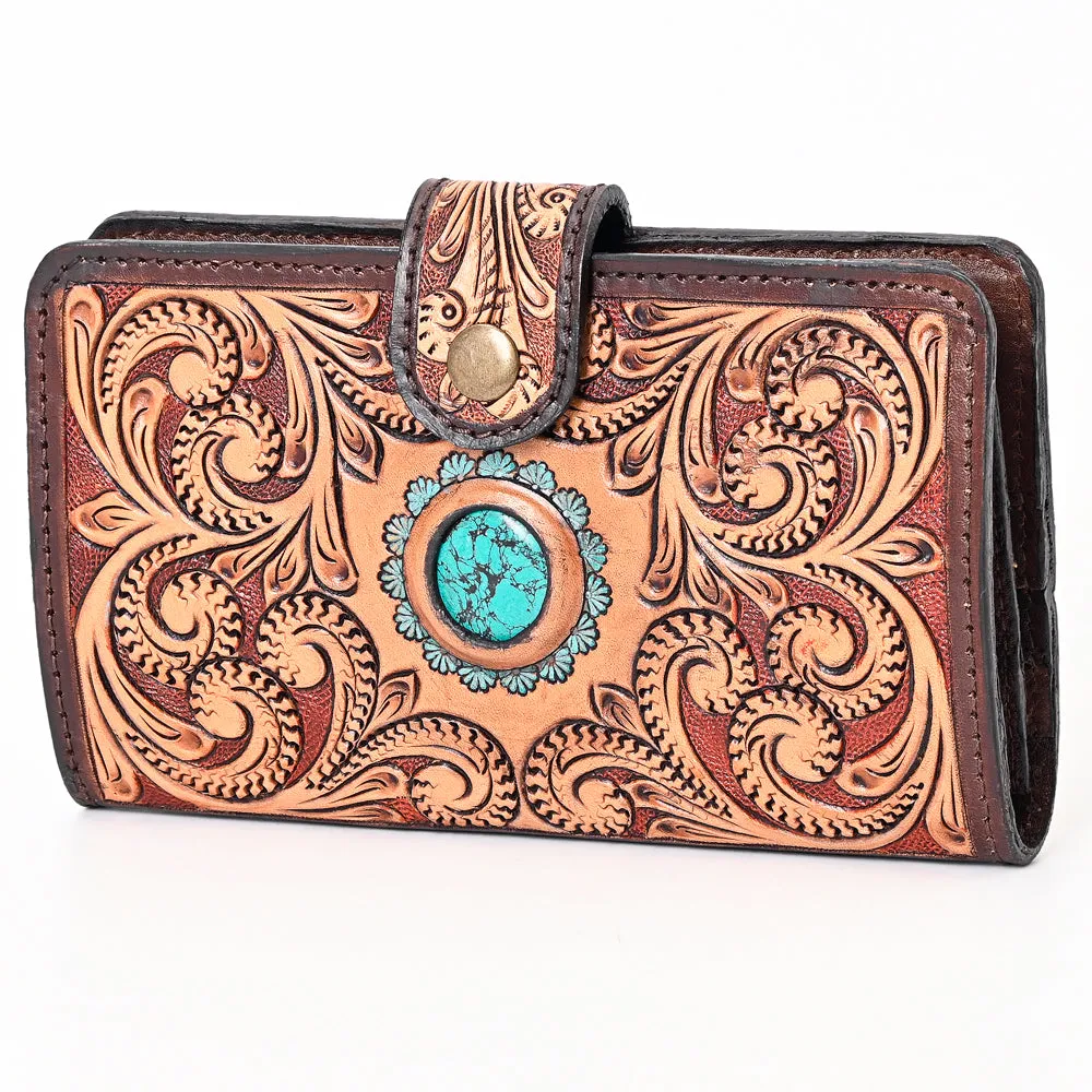 ADBGA397 American Darling Hand Tooled Genuine Leather Women Bag Western Handbag Purse