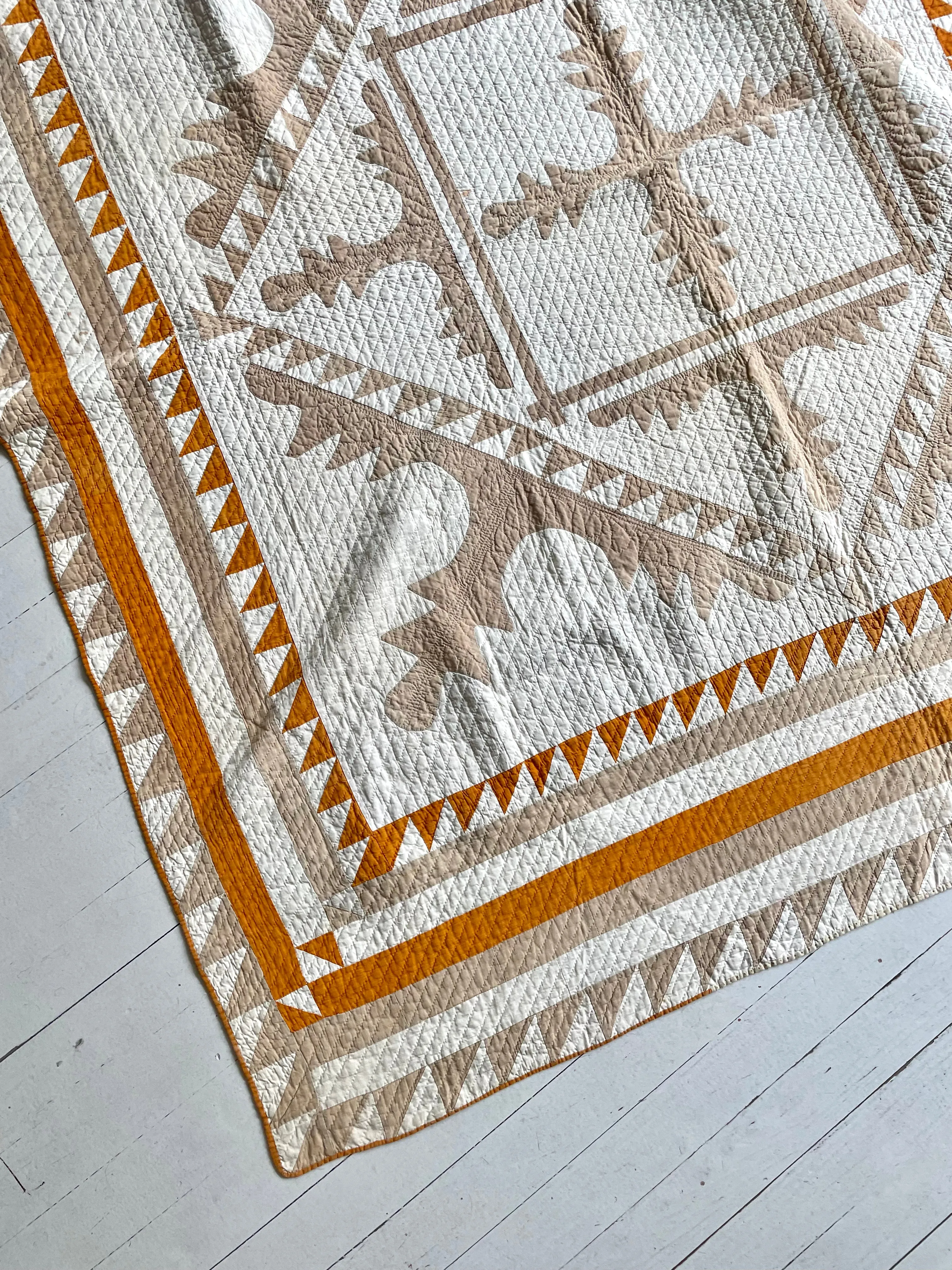 Antique Applique Quilt | 1900s
