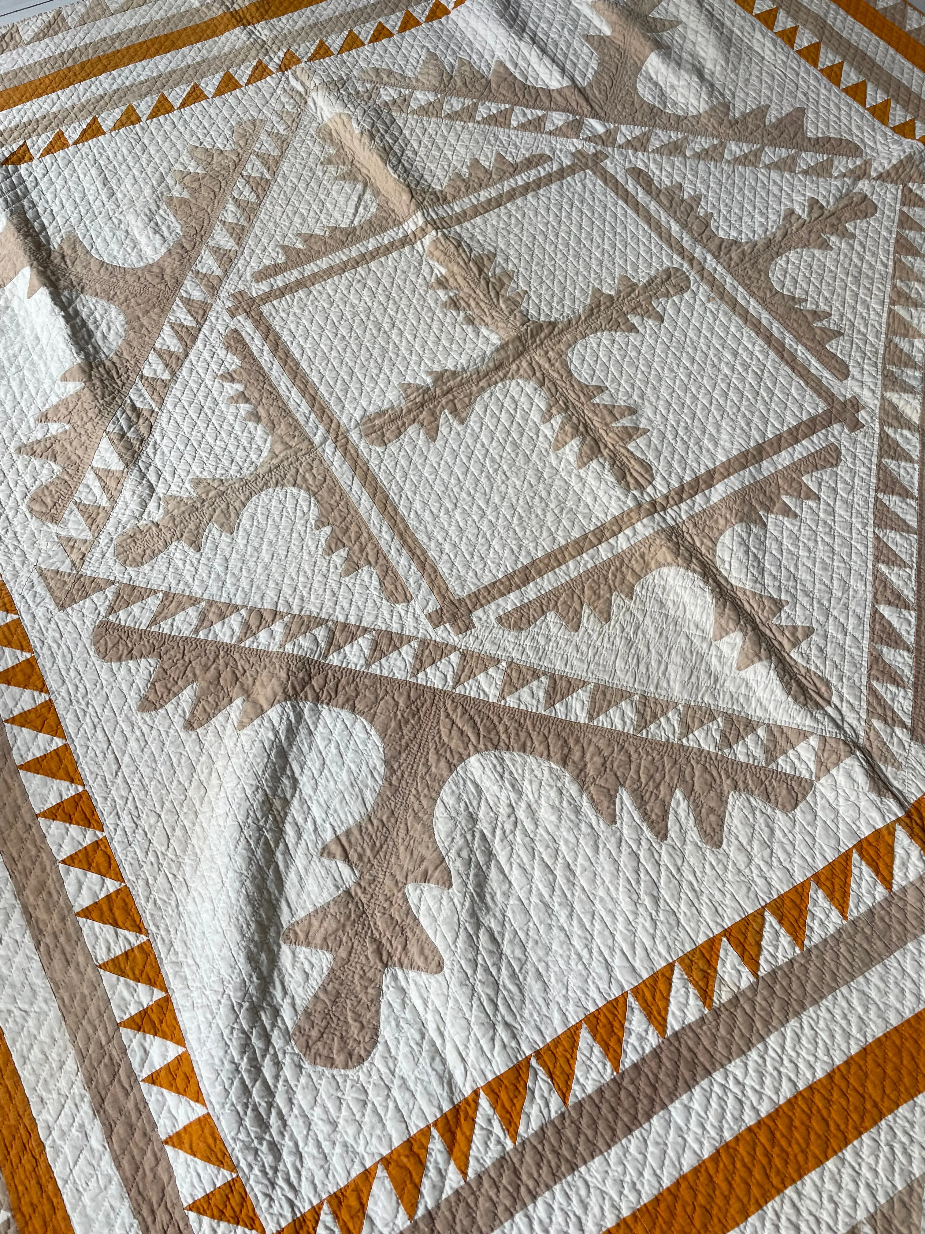 Antique Applique Quilt | 1900s