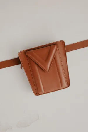 Belt Bag: Belt XL Light Cognac Pure   Trapezium M Light Cognac Pure