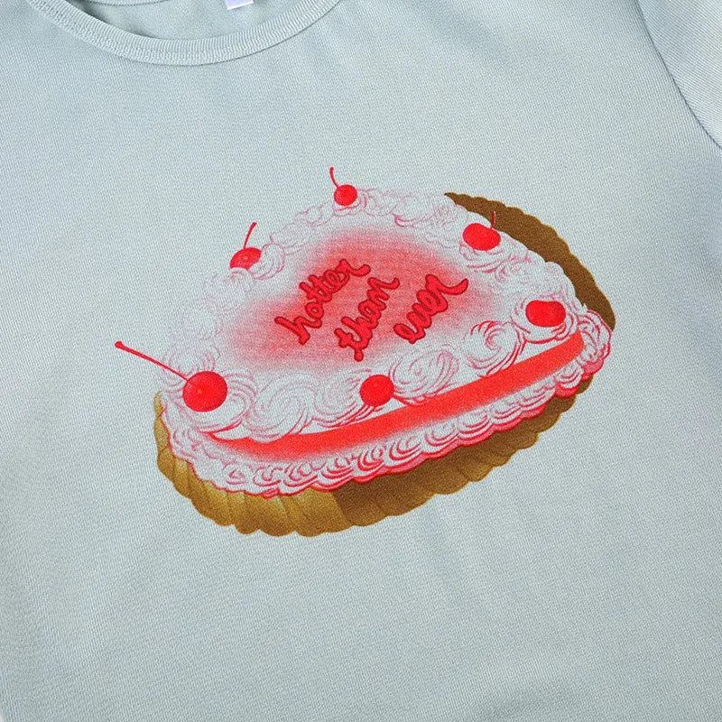 Cake Graphic Stylish Print Tee