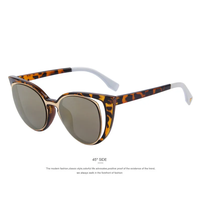Cat Eye Retro Pierced Sunglass