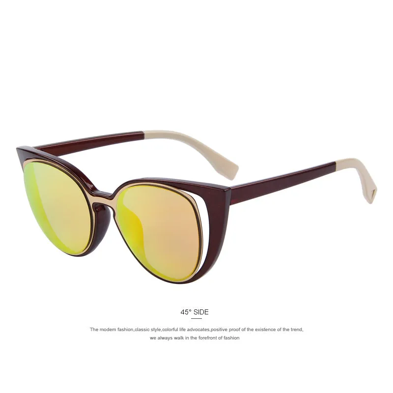 Cat Eye Retro Pierced Sunglass