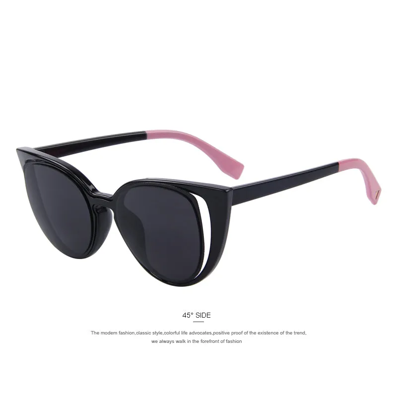 Cat Eye Retro Pierced Sunglass