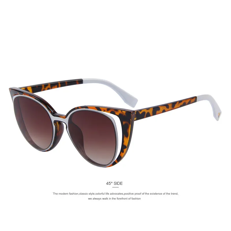 Cat Eye Retro Pierced Sunglass