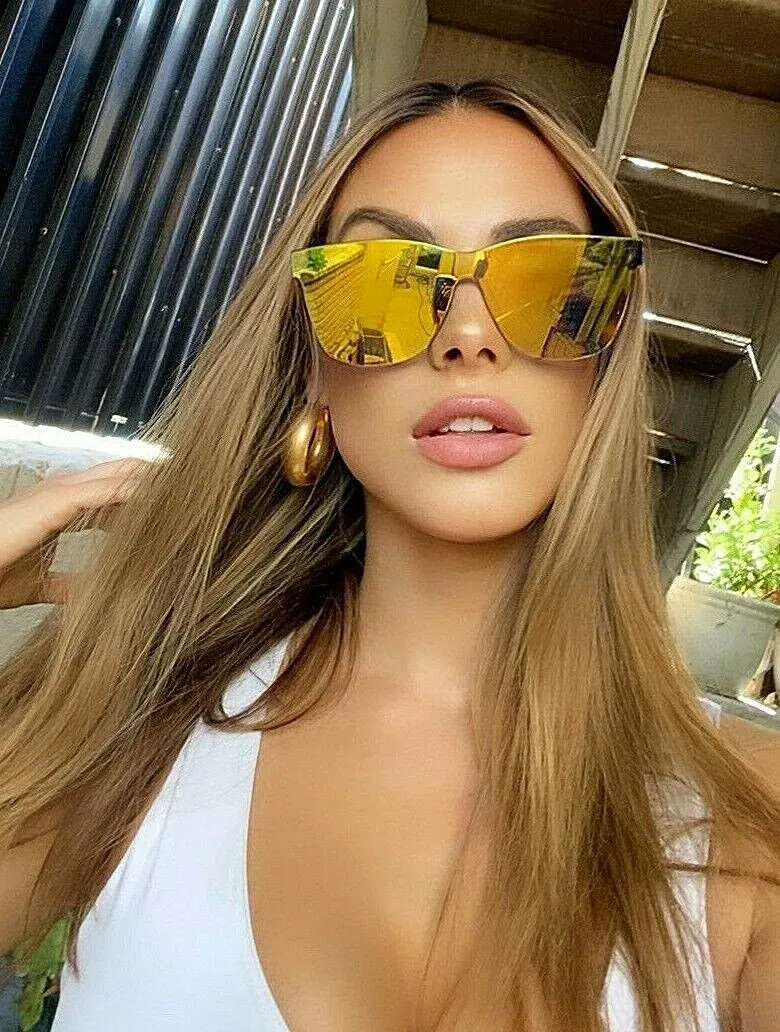 Chic Metallic Style Sunglasses