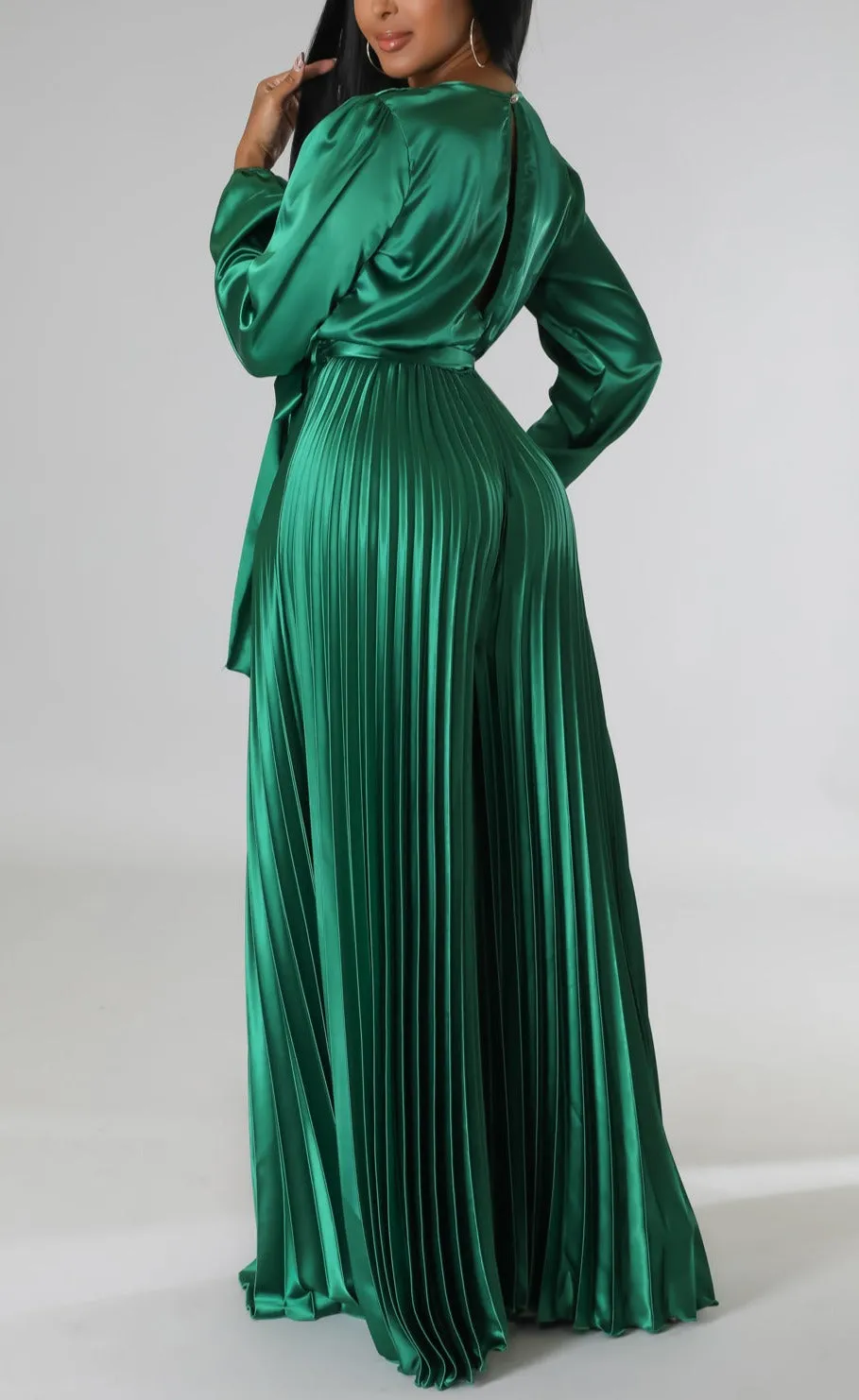 Chic Pleated Jumpsuit