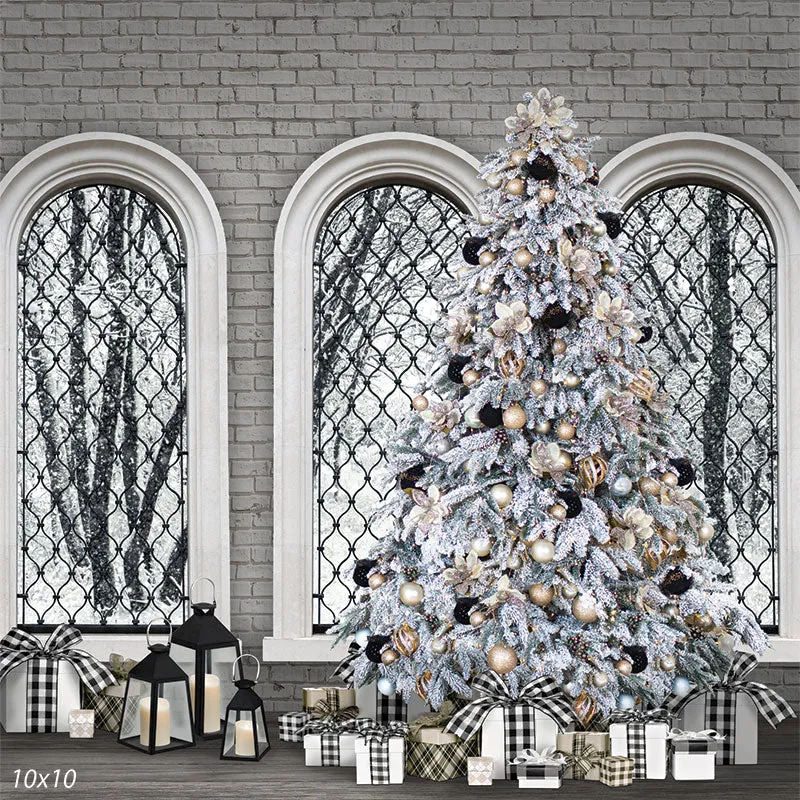 Chistmas Backdrop Chic Winter