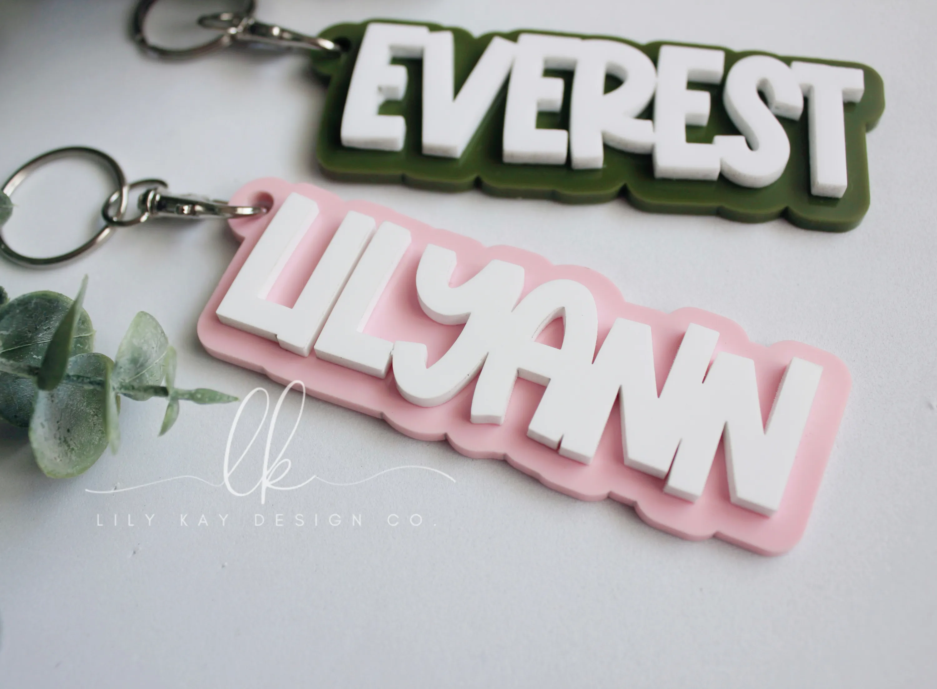 Custom Name Keychain | Bag Tag