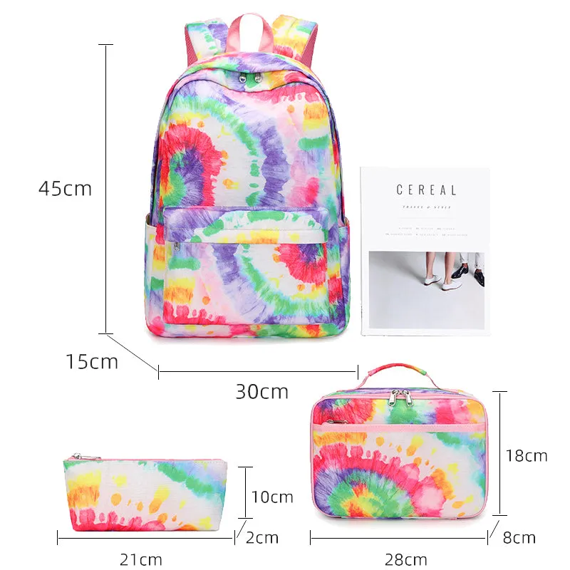 Cute Primary School Backpacks Set for Boys Girls Kids Schoolbag Daypack