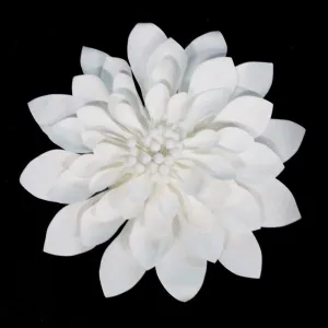 Dahlia Large Paper Flower, White, 12-Inch