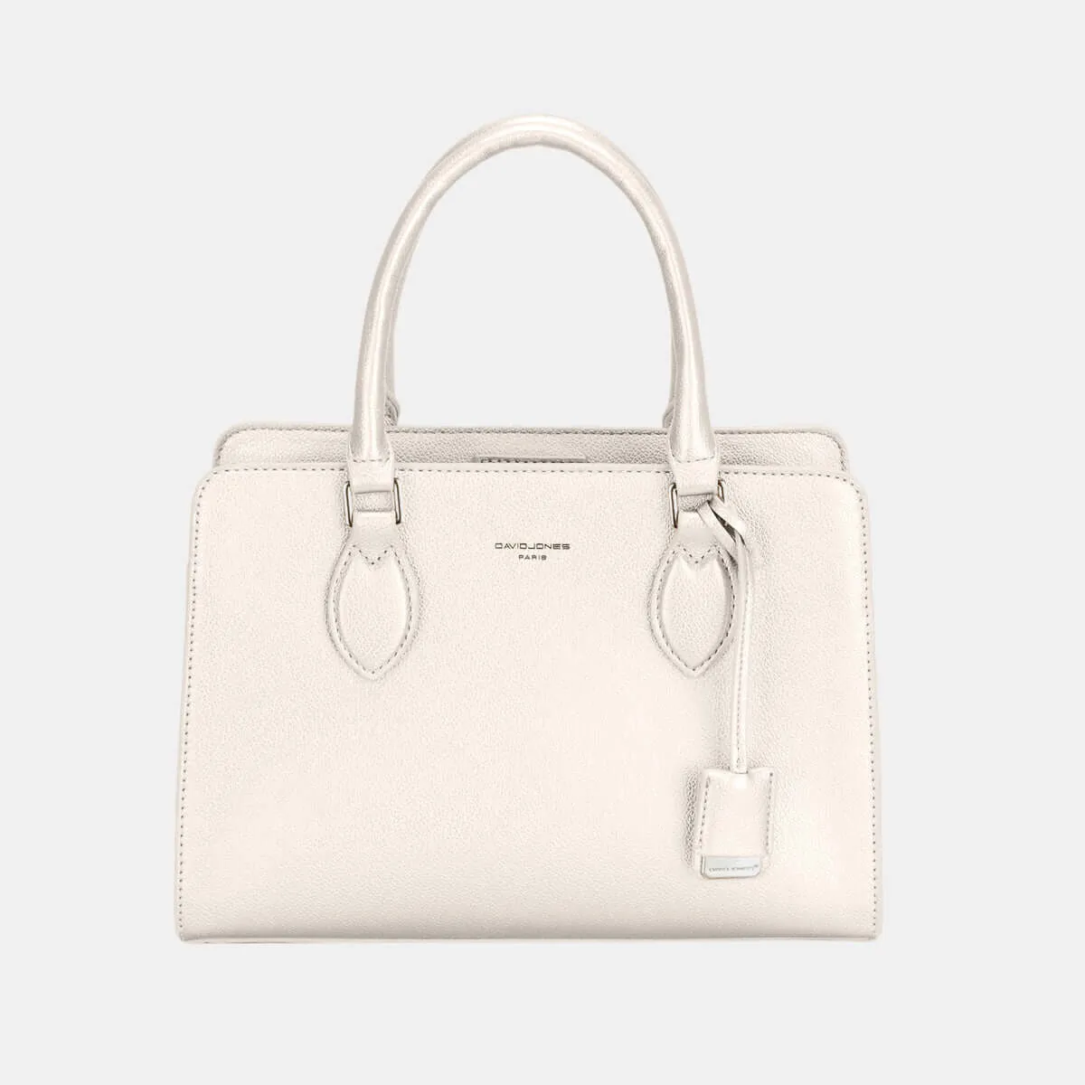 David Jones PU Leather Top Handles Tote Handbag