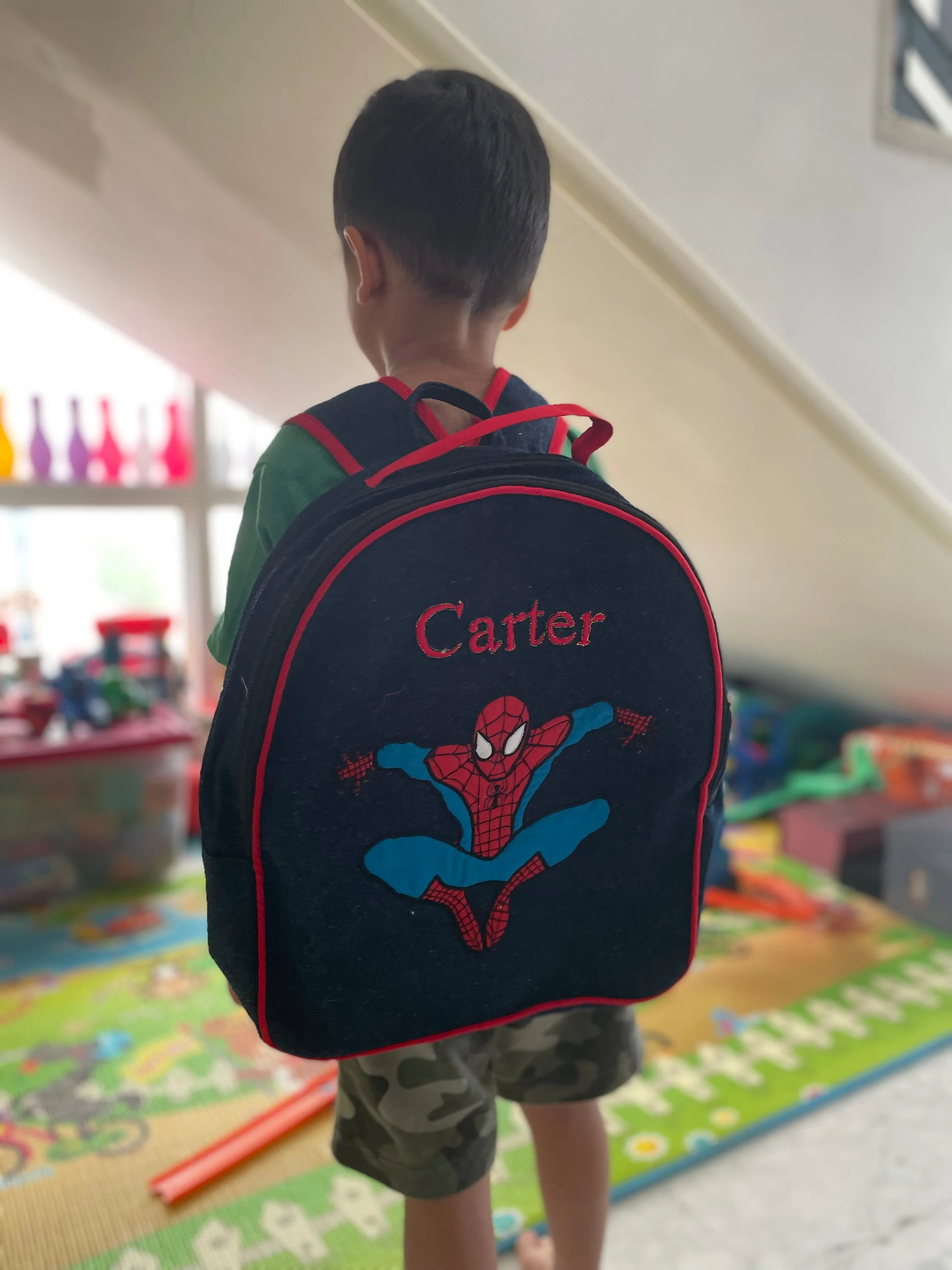 Denim Backpack