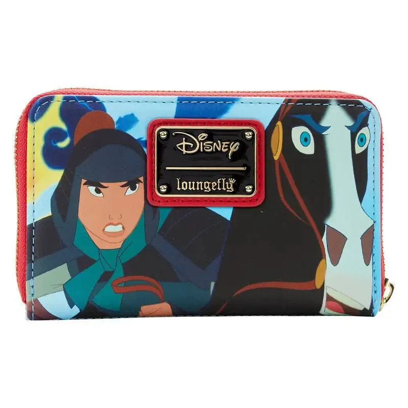 Disney Mulan Princess Scene Zip Around Wallet