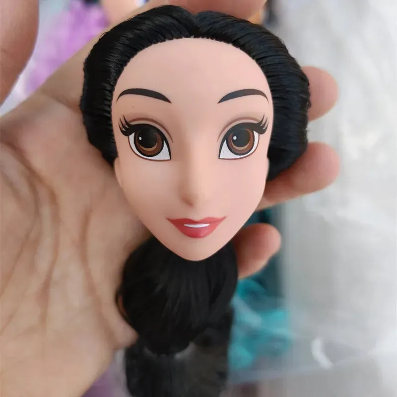 DIY Doll Head Craft Set - Assorted Princess & Mermaid Styles (10-20PCS)