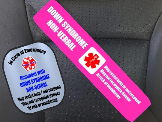Down Syndrome Non- Verbal Safety Set / Custom Order