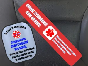 Down Syndrome Non- Verbal Safety Set / Custom Order