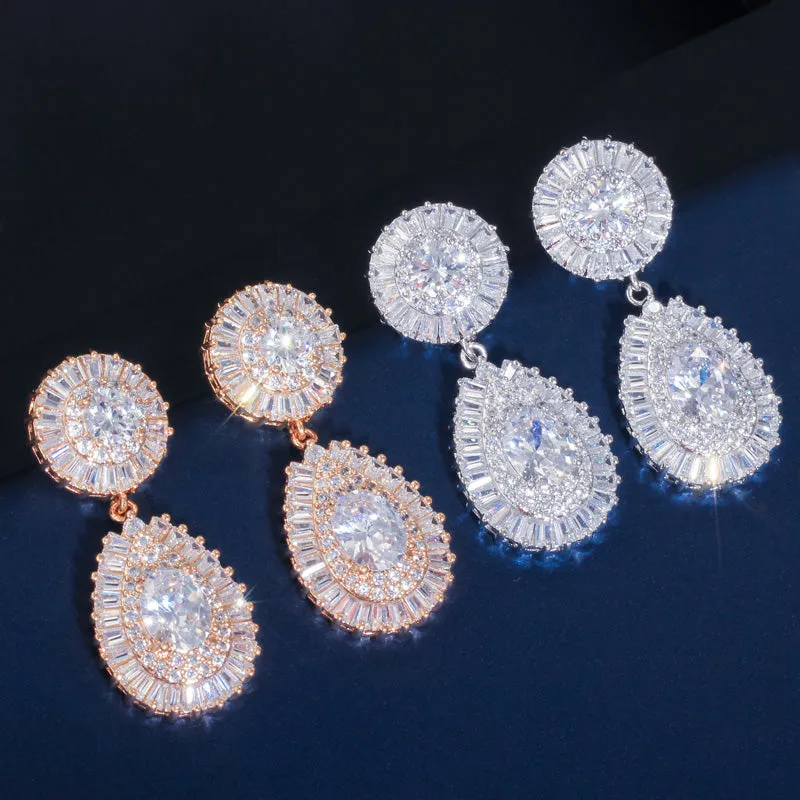 Exclusive Dubai Gold Plated Luxury Necklace, Earring, & Bracelet Jewelry Set