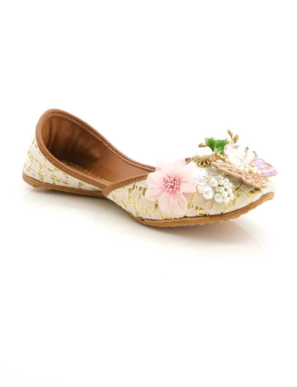 Fawn | Fancy & Stylish Khussa for Women