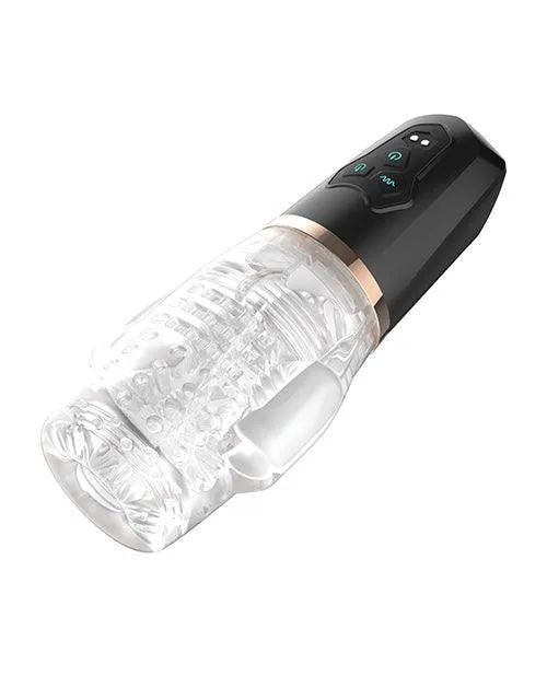 Funnymee Sucking & Vibrating Male Rose 2 - Black