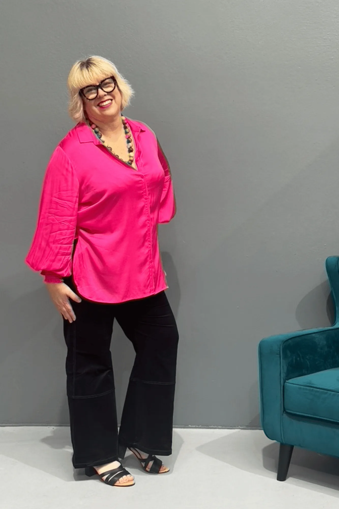 'GORGEOUS' Shirt - Pink