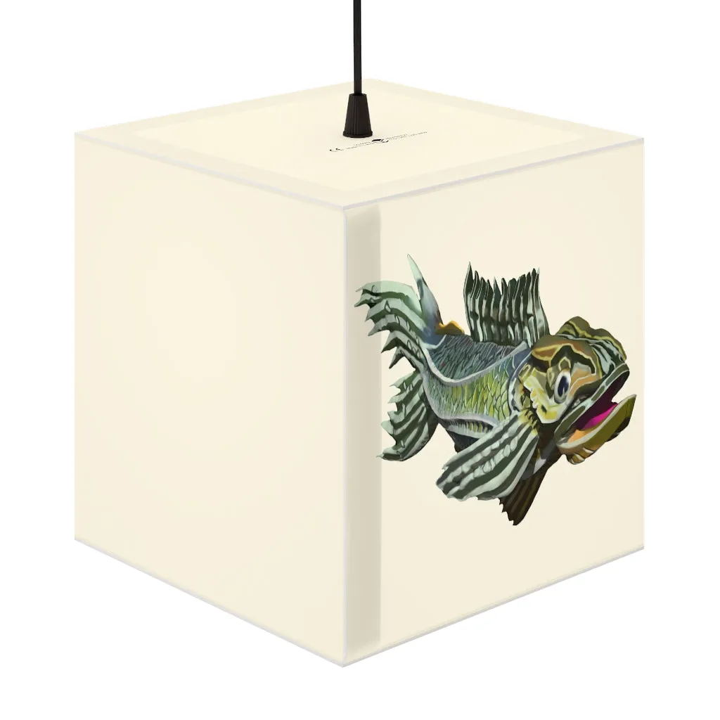 Green Fish Personalized Lamp