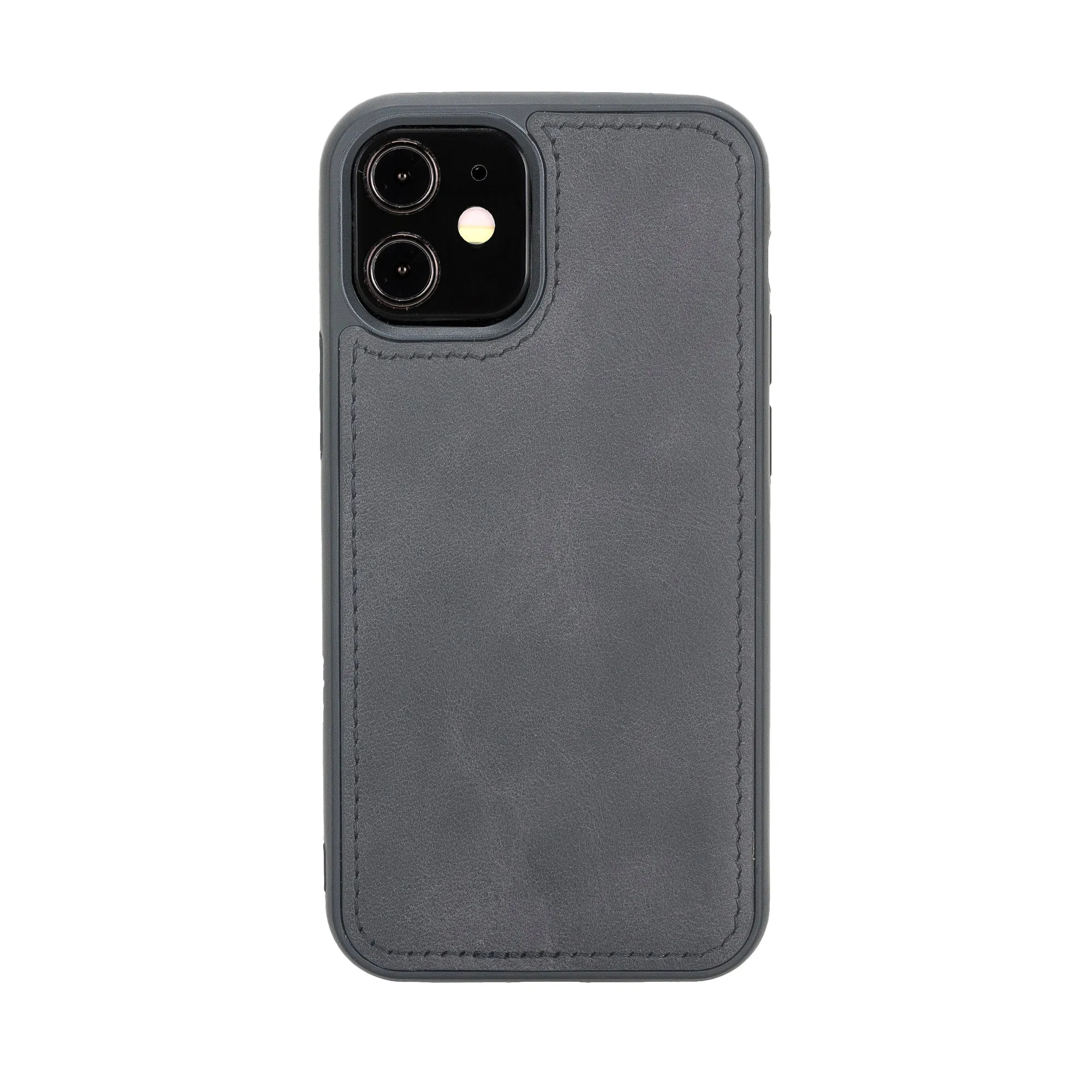iPhone 12 Leather Dual Fold Phone Wallet Case