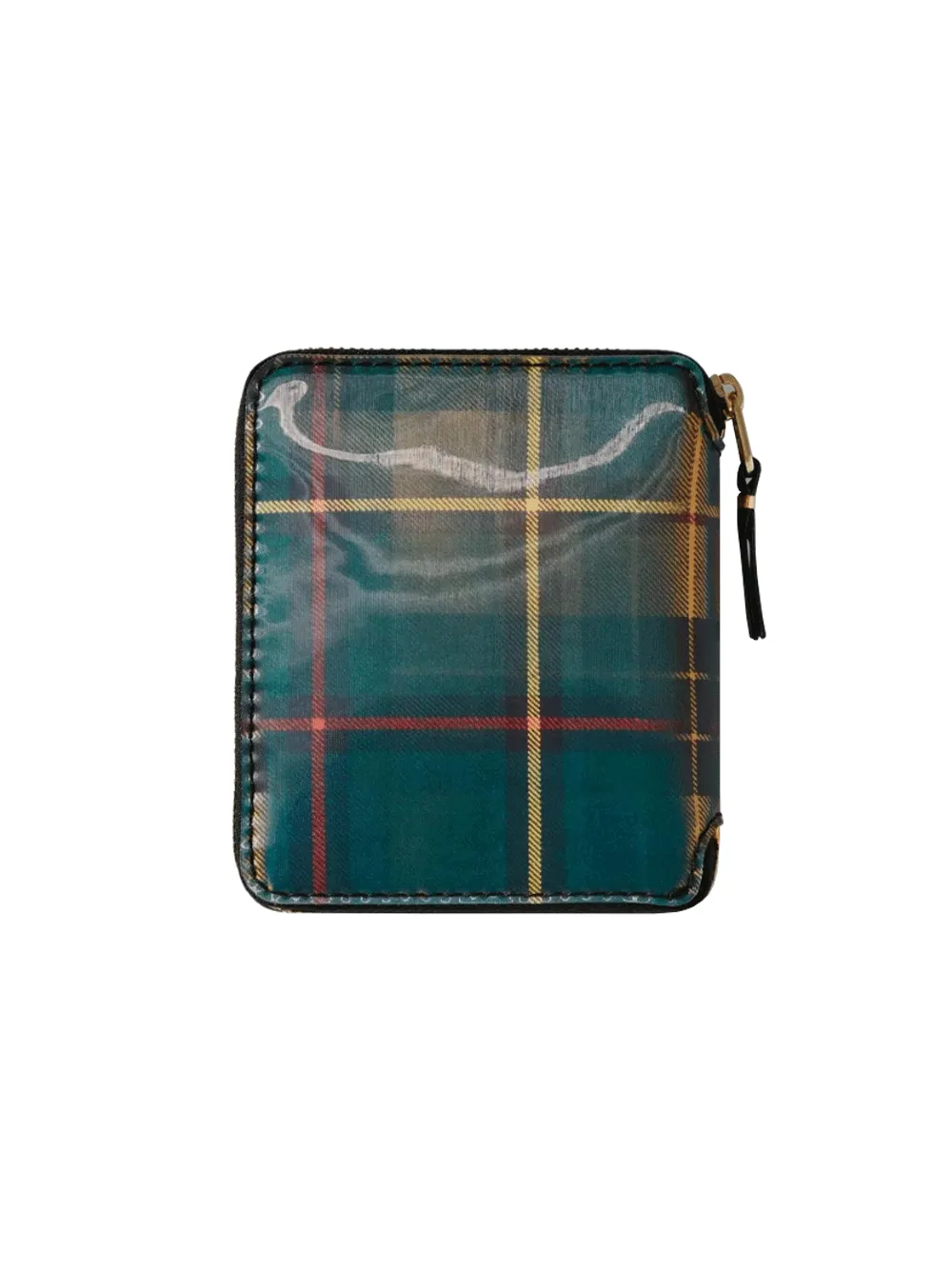Lenticular Tartan U Zip Wallet