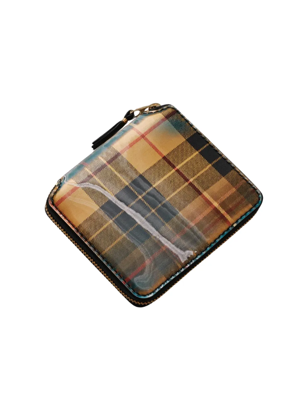 Lenticular Tartan U Zip Wallet