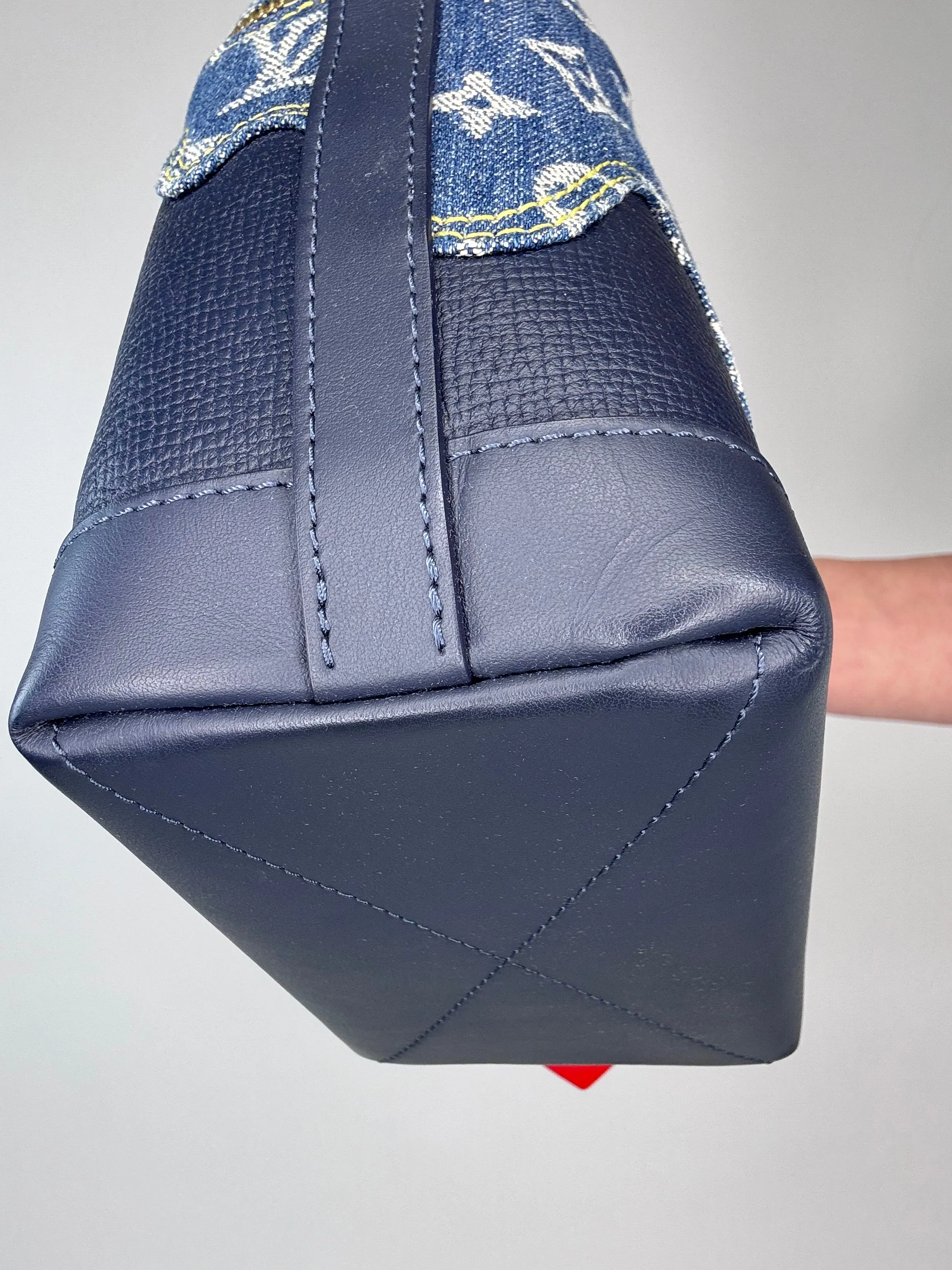 Louis Vuitton Nigo Japanese Cruiser Denim Monogram Two Way Handbag