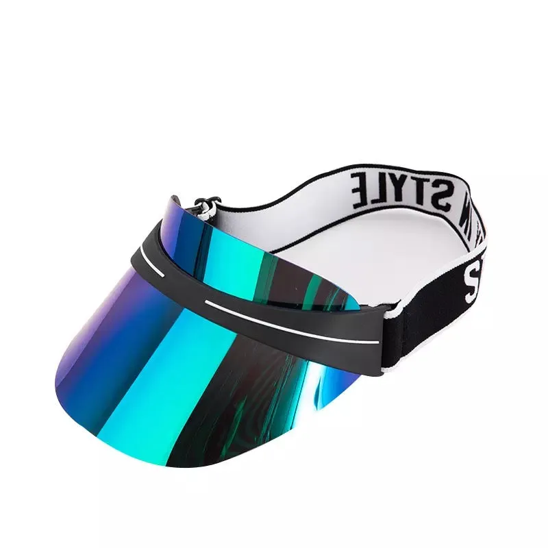Luxury Reflective letter clear summer vaca fashion visor