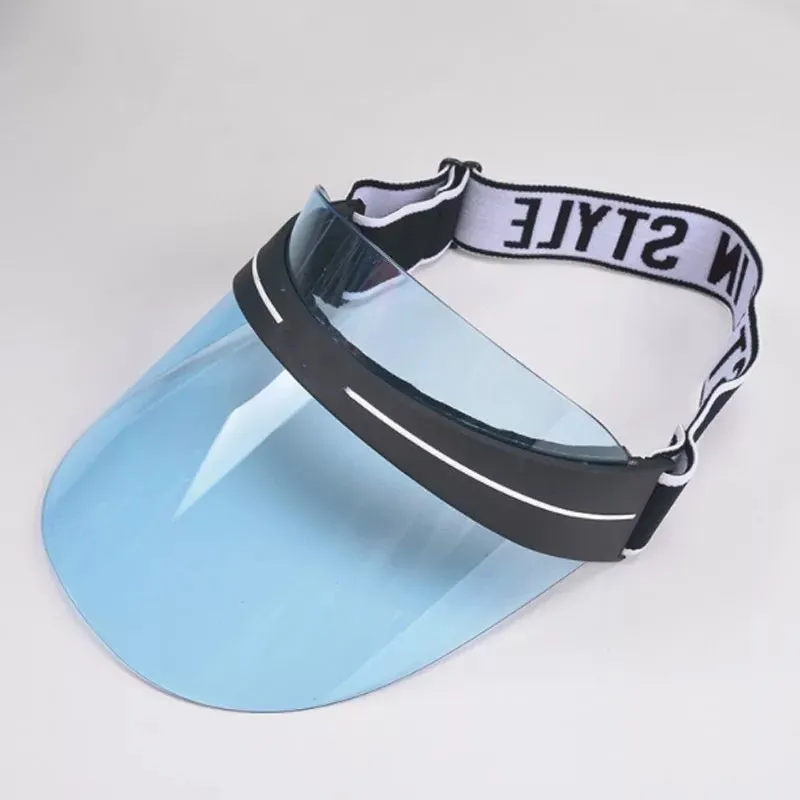 Luxury Reflective letter clear summer vaca fashion visor