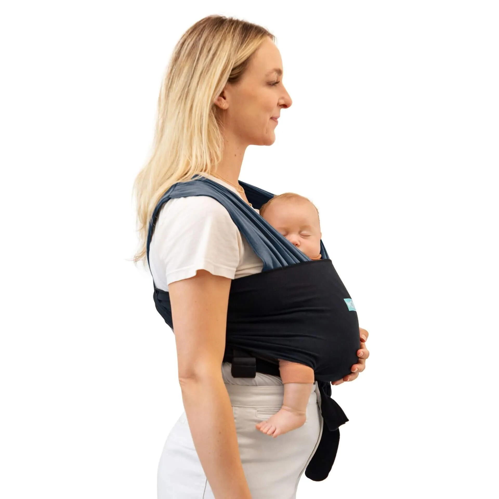 Moby Easy Wrap Carrier (Charcoal/Black)