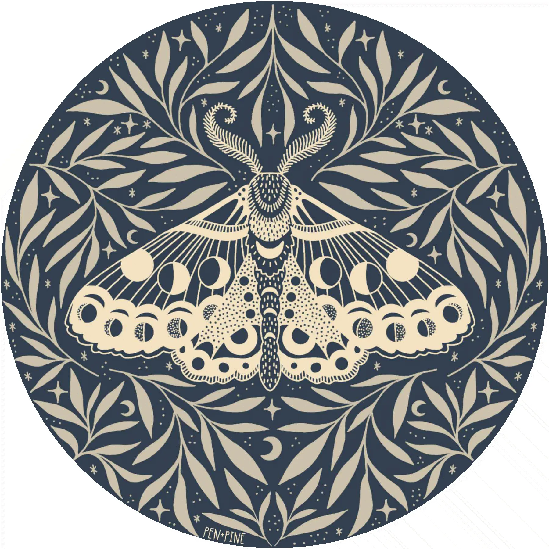 Moth Sticker