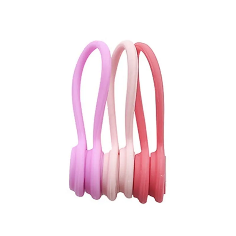 Multifunction Magnetic Silicone Cable Ties (10pcs set)