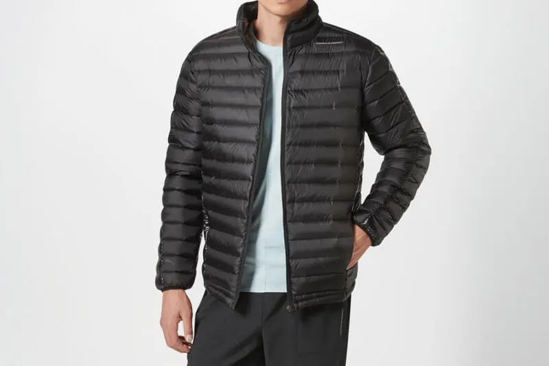 NEW Porsche Design Men's Jet Black Lightweight Down Jacket M MSRP $350