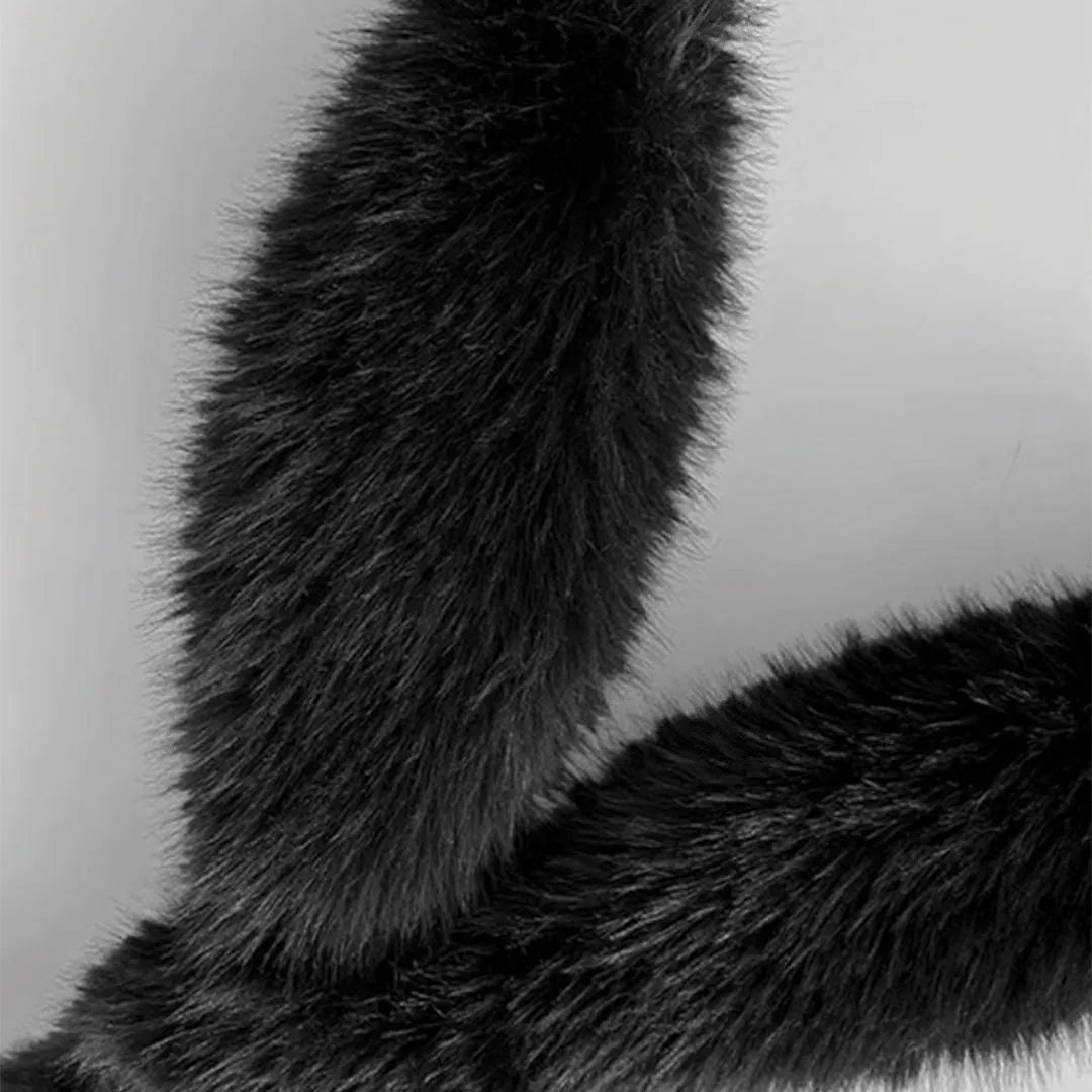 Noir Rabbit Shoulder Bag