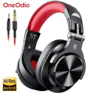 Oneodio A71 Wired Over Ear Headphone With Mic Studio Dj Headphones
