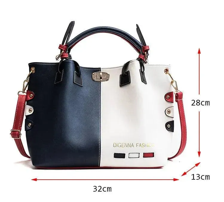Patchwork Leather Handbag