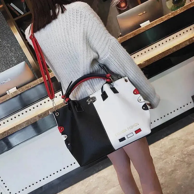 Patchwork Leather Handbag