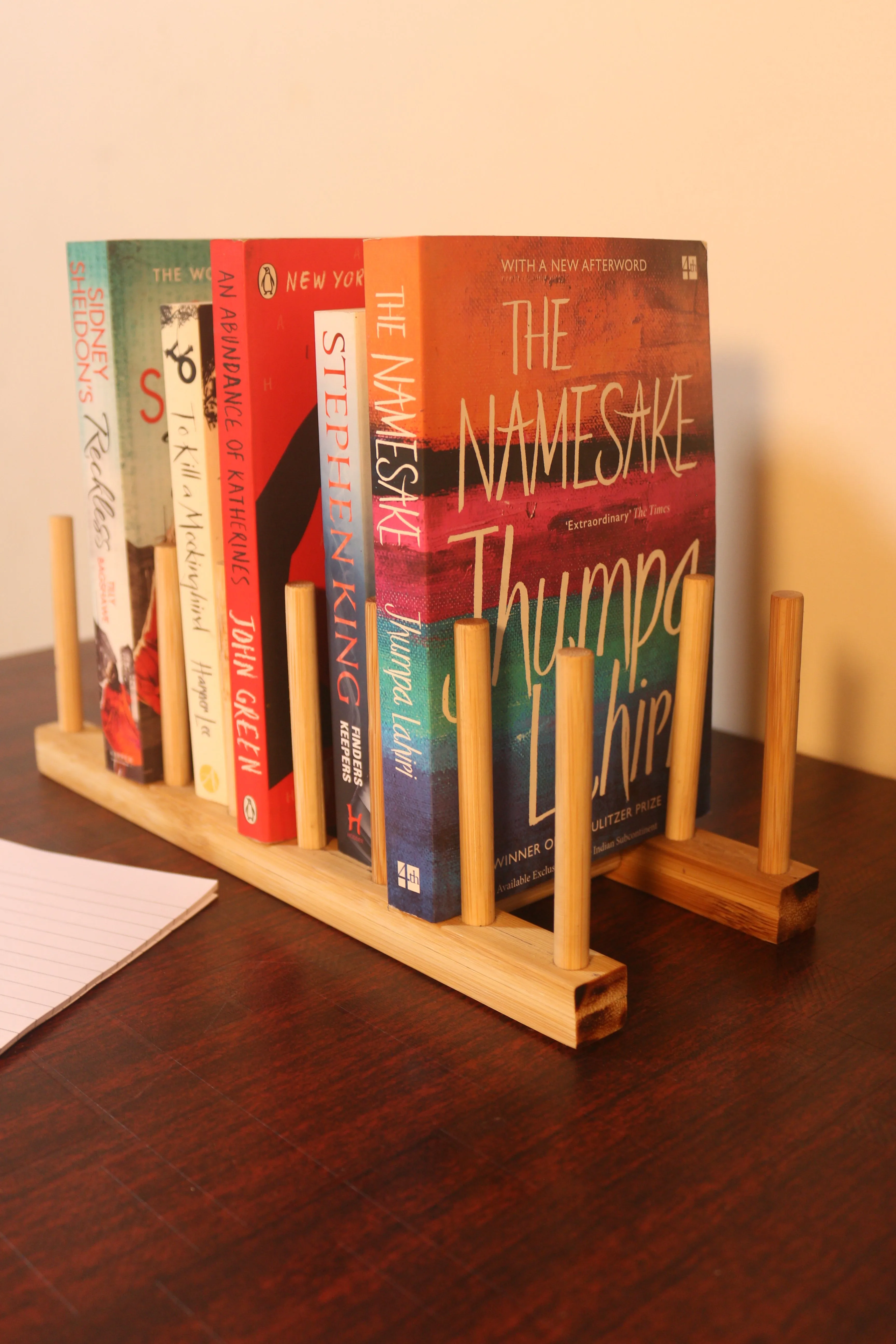 Premium Bamboo Desk Organizer for Office Supplies or Home Accessories