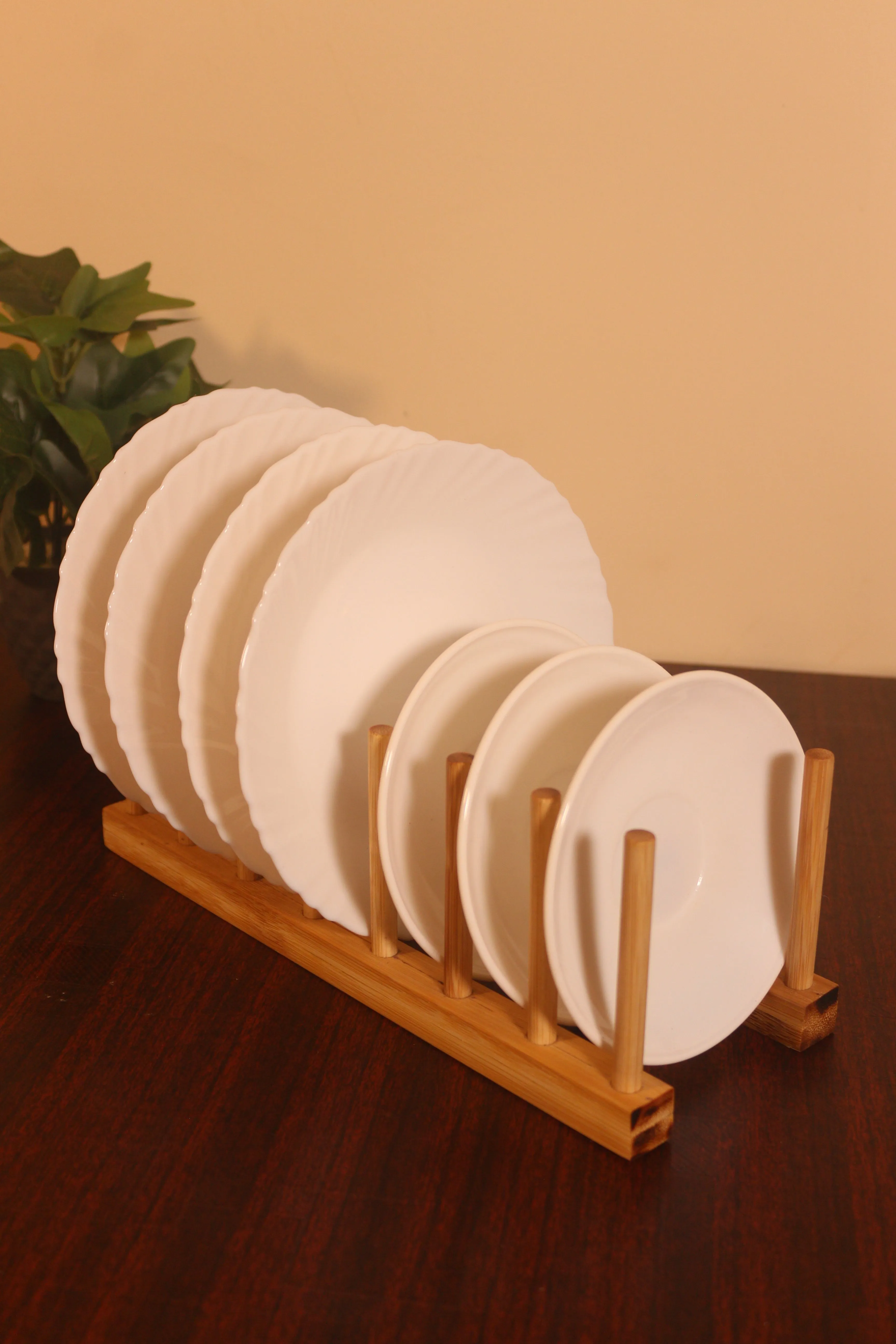 Premium Bamboo Desk Organizer for Office Supplies or Home Accessories