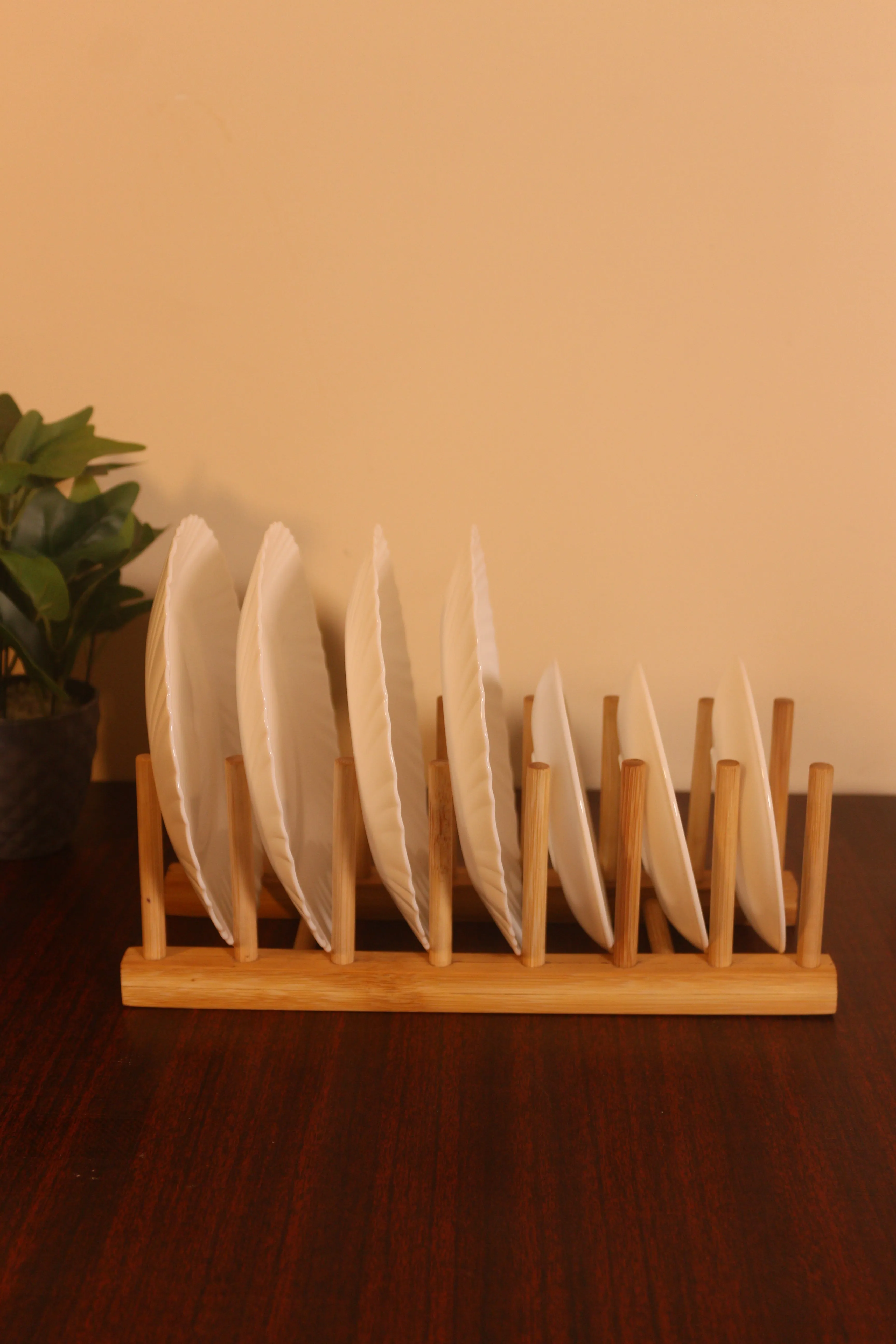 Premium Bamboo Desk Organizer for Office Supplies or Home Accessories