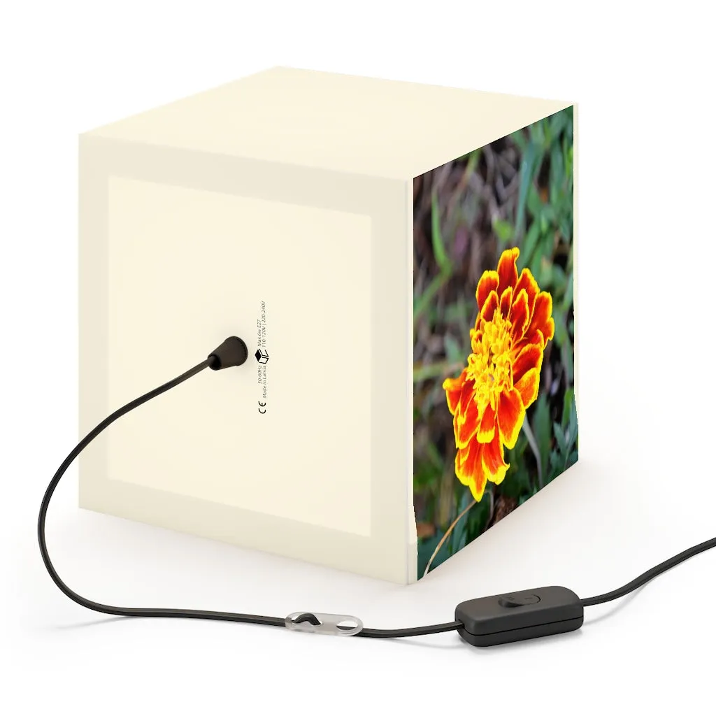 Red and Yellow Flower Personalized Lamp