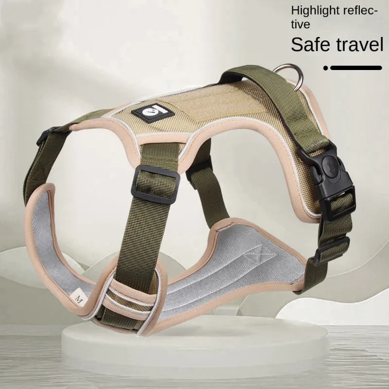 Reflective Safety Harness for French Bulldogs