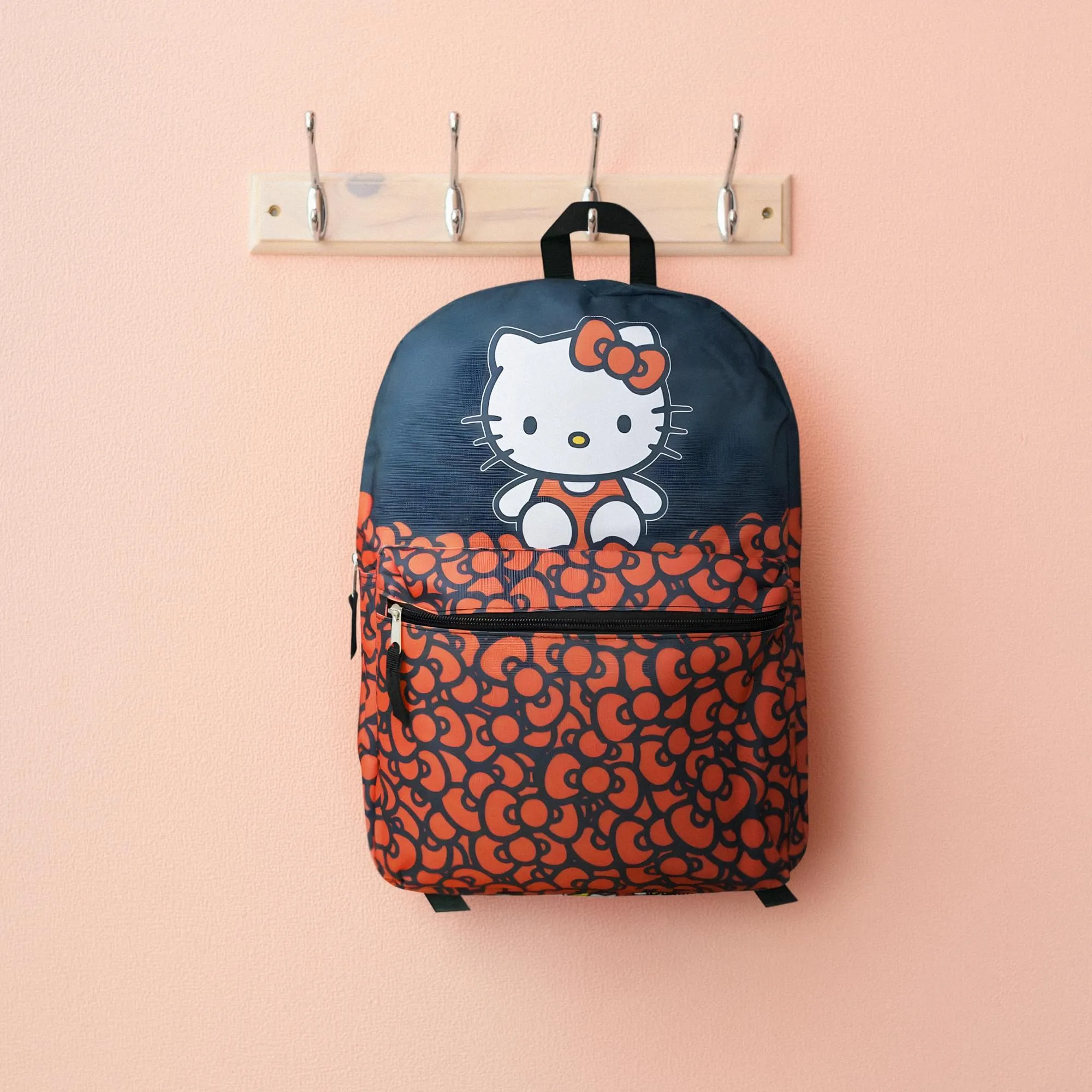 Sanrio Hello Kitty Red Bows 16 Inch Kids Backpack